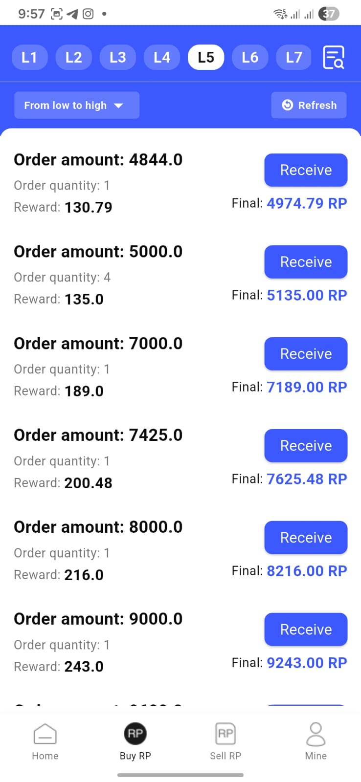 Rush Pay Orders